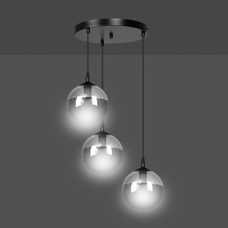 lampa wisząca Emibig COSMO 3 BLACK PREMIUM EM712/3PREM