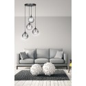 czarna wisząca lampa Emibig COSMO 4 PREMIUM EM712/4PREM