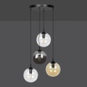 czarna lampa wisząca Emibig COSMO 4 BL/MIX PREMIUM EM714/4PREM