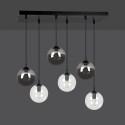 czarna lampa wisząca Emibig COSMO 6 BL/MIXB EM714/6M2