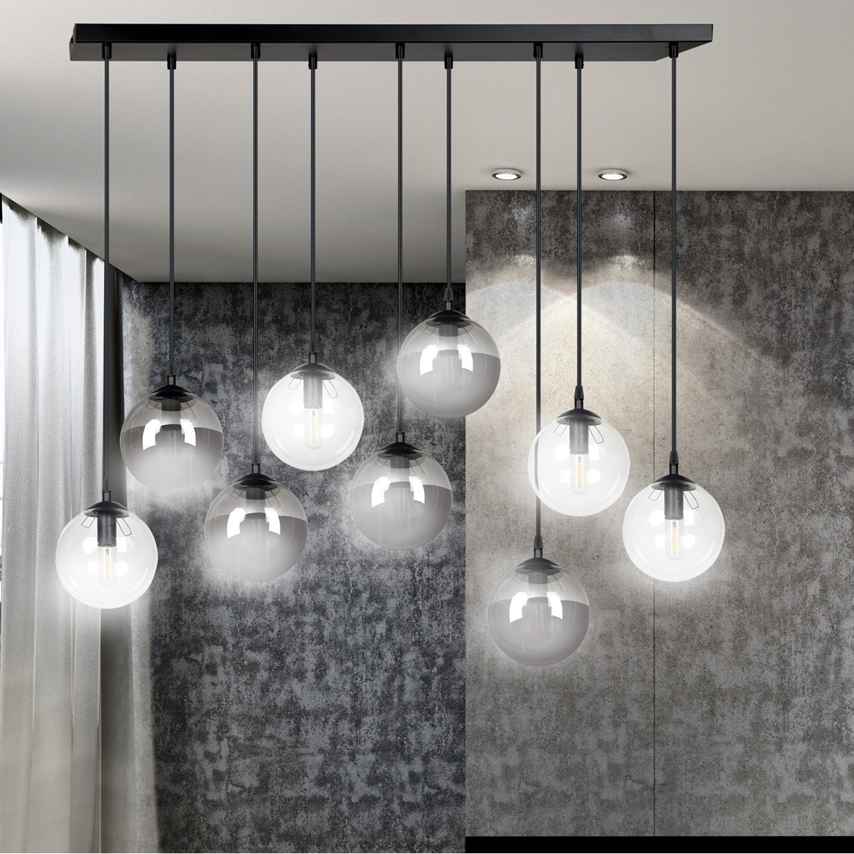 lampa wisząca Emibig COSMO 9 BL/MIXB EM714/9M2