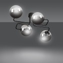 czarna przysufitowa lampa Emibig BRENDI 4 EM832/4