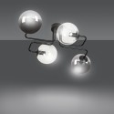 czarna lampa przysufitowa Emibig BRENDI 4 BL/MIX 3 EM843/4M3