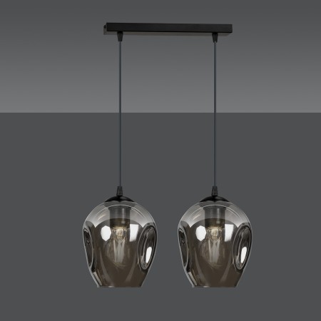 czarna lampa wisząca Emibig ISTAR 2  EM680/2