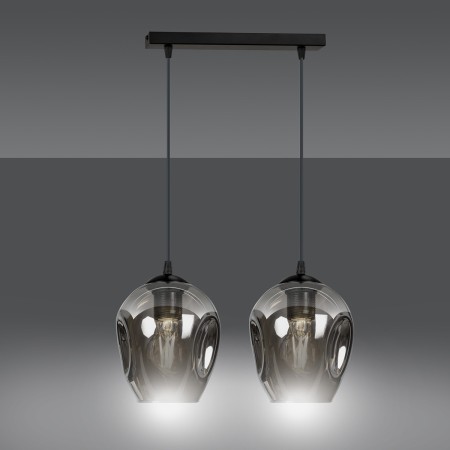czarna lampa wisząca Emibig ISTAR 2  EM680/2