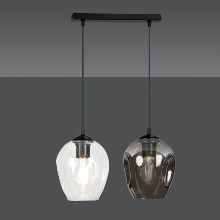 czarna lampa wisząca Emibig ISTAR 2 BL/MIX  EM682/2