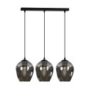 czarna lampa wisząca Emibig ISTAR 3   EM680/3