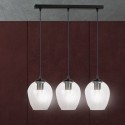 czarna lampa wisząca Emibig ISTAR 3  BL /TRANSPARENT  EM679/3