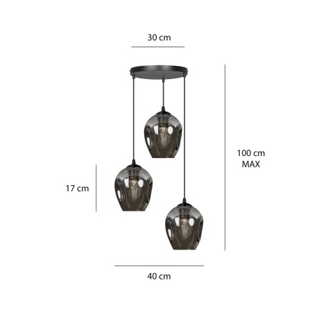 lampa wisząca Emibig ISTAR 3 PREMIUM EM680/3PREM