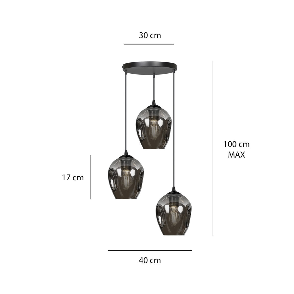 lampa wisząca Emibig ISTAR 3 PREMIUM EM680/3PREM