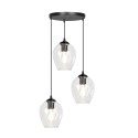 lampa wisząca Emibig ISTAR 3 PREMIUM BL/TRANSPARENT  EM679/3PREM