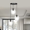 lampa wisząca Emibig ISTAR 3 PREMIUM BL/TRANSPARENT  EM679/3PREM