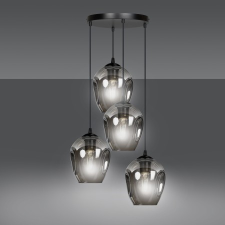 wisząca czarna lampa Emibig ISTAR 4 PREMIUM   EM680/4PREM