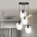 lampa wisząca Emibig ISTAR 4 PREMIUM BL/TRANSPARENT  EM679/4PREM