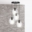 lampa wisząca Emibig ISTAR 4 PREMIUM BL/TRANSPARENT  EM679/4PREM