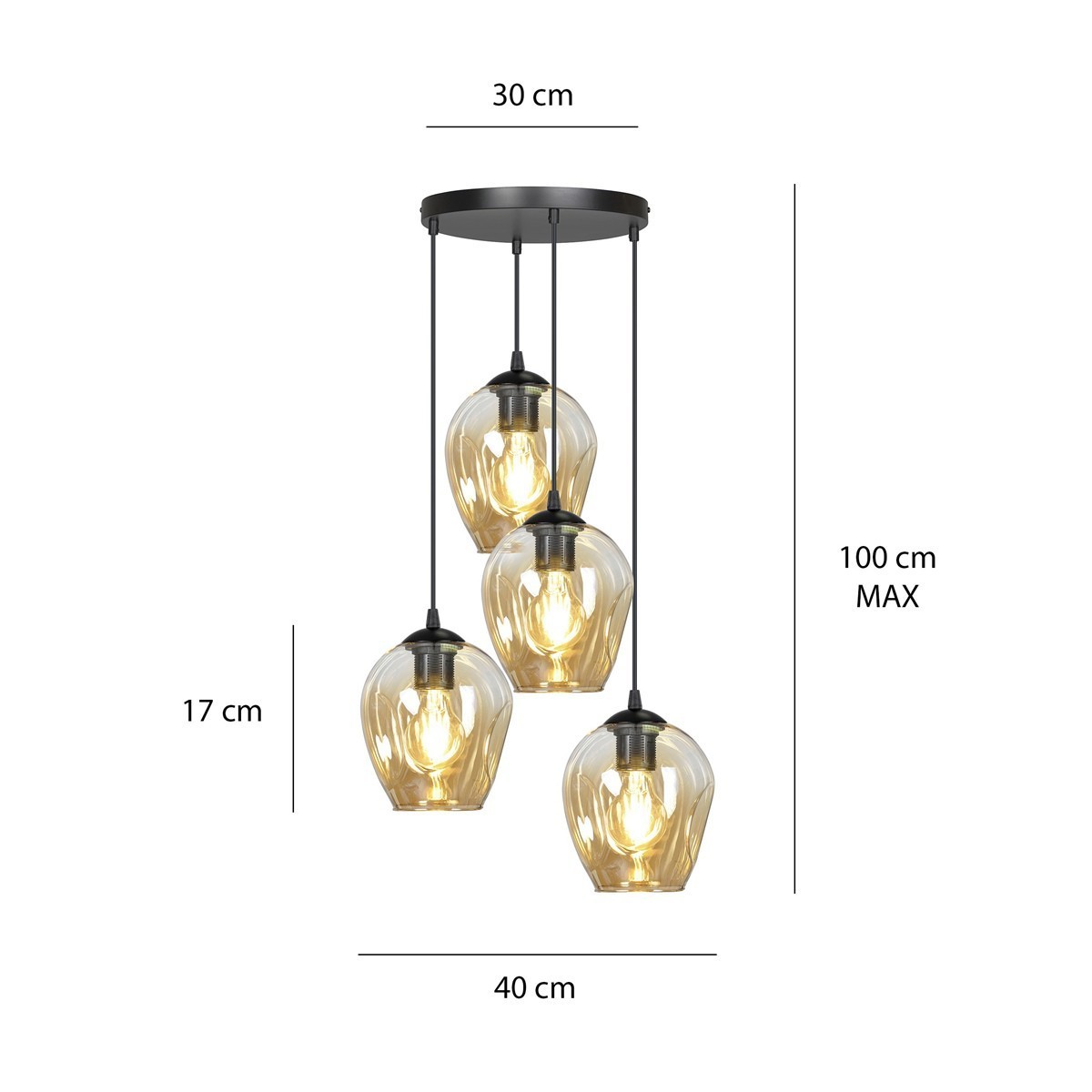 lampa wisząca Emibig ISTAR 4 PREMIUM  EM681/4PREM