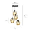 lampa wisząca Emibig ISTAR 4 PREMIUM  EM681/4PREM