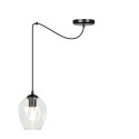 lampa wisząca Emibig LEVEL 1 BL/TRANSPARENT EM756/1