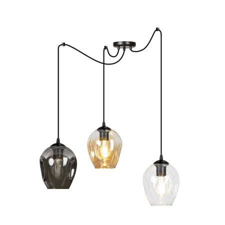 lampa wisząca Emibig LEVEL 3 BL/MIX EM759/3