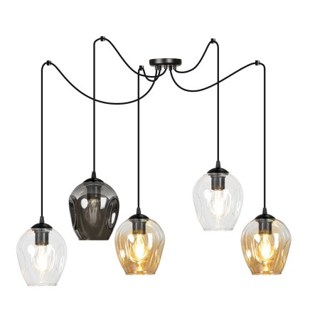 lampa wisząca Emibig LEVEL 5 BL/MIX EM759/5