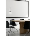 biała lampa wisząca Emibig FUMIKO 1 WH/CHROME EM814/1