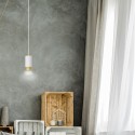 biało- złota lampa wisząca Emibig FUMIKO 1 WH/GOLD EM815/1