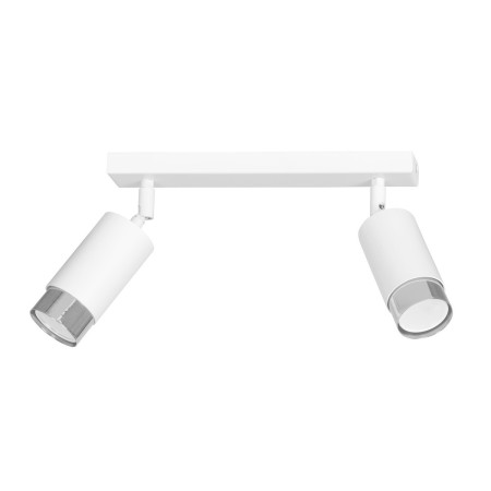 biała lampa przysufitowa Emibig HIRO 2 WH/CHROME  EM962/2