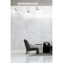 biała przysufitowa lampa Emibig HIRO 3 WH/CHROME  EM962/3