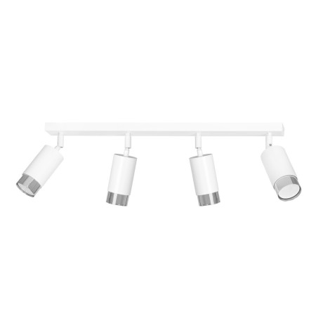 lampa przysufitowa Emibig HIRO 4 WH/CHROME  EM962/4 biała-chrom