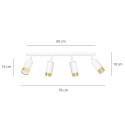 lampa przysufitowa Emibig HIRO 4 WH/GOLD  EM963/4 biało-złota