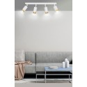 lampa przysufitowa Emibig HIRO 4 WH/GOLD  EM963/4 biało-złota