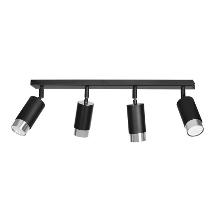 lampa przysufitowa Emibig HIRO 4 BL/CHROME EM964/4 czarny-chrom