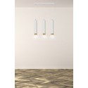 bialo- złota lampa wisząca Emibig KIBO 3 WH/GOLD  EM642/3