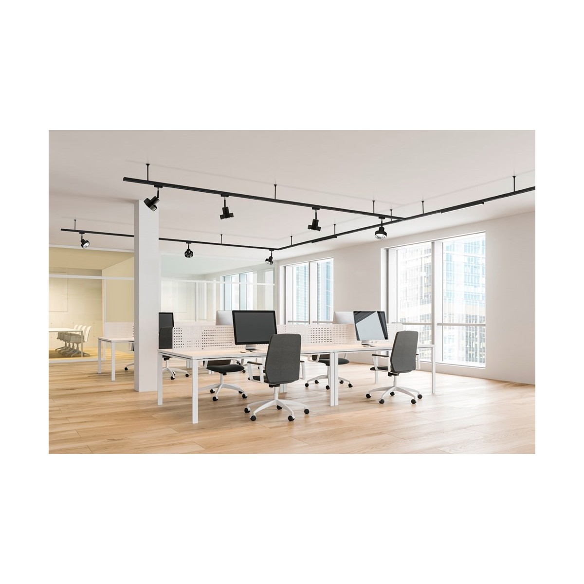 Oświetlenie szynowe 2fazowe Trio DUOLINE 77020187