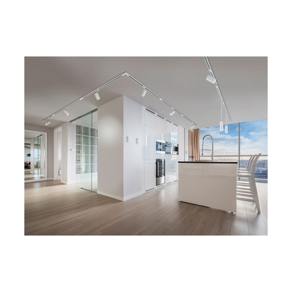 Oświetlenie szynowe 2fazowe Trio DUOLINE 702387A