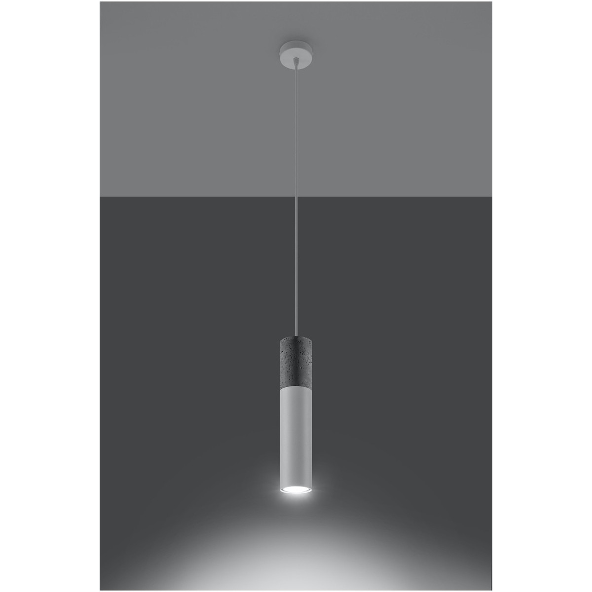 SOLLUX LIGHTING BORGIO 1 white