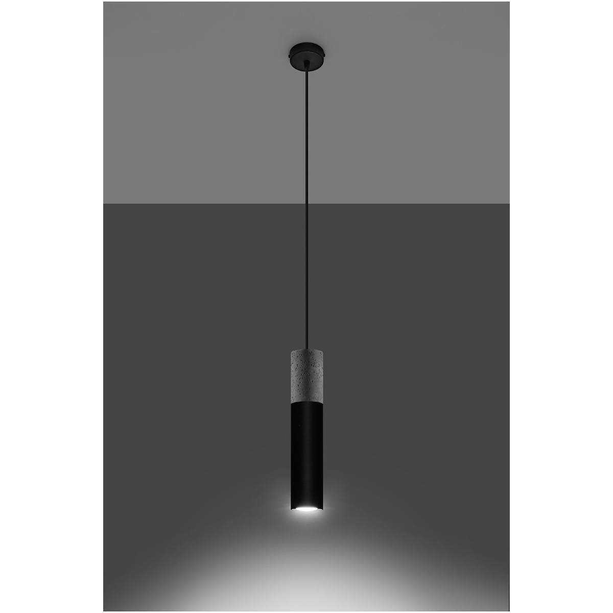 SOLLUX LIGHTING BORGIO 1 black