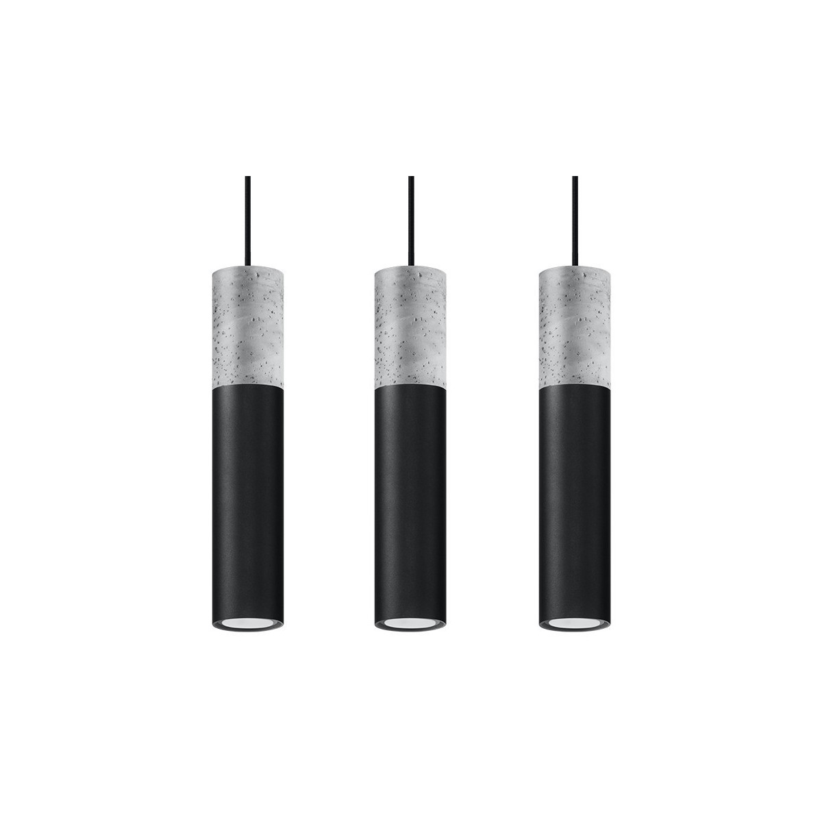 SOLLUX LIGHTING BORGIO 3 black