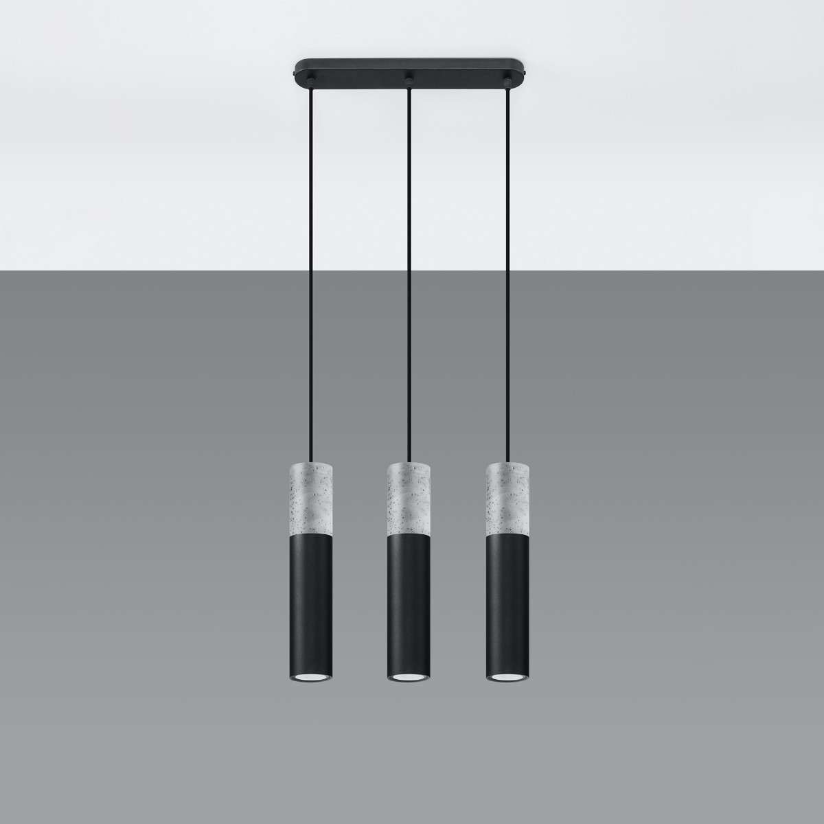 SOLLUX LIGHTING BORGIO 3 black