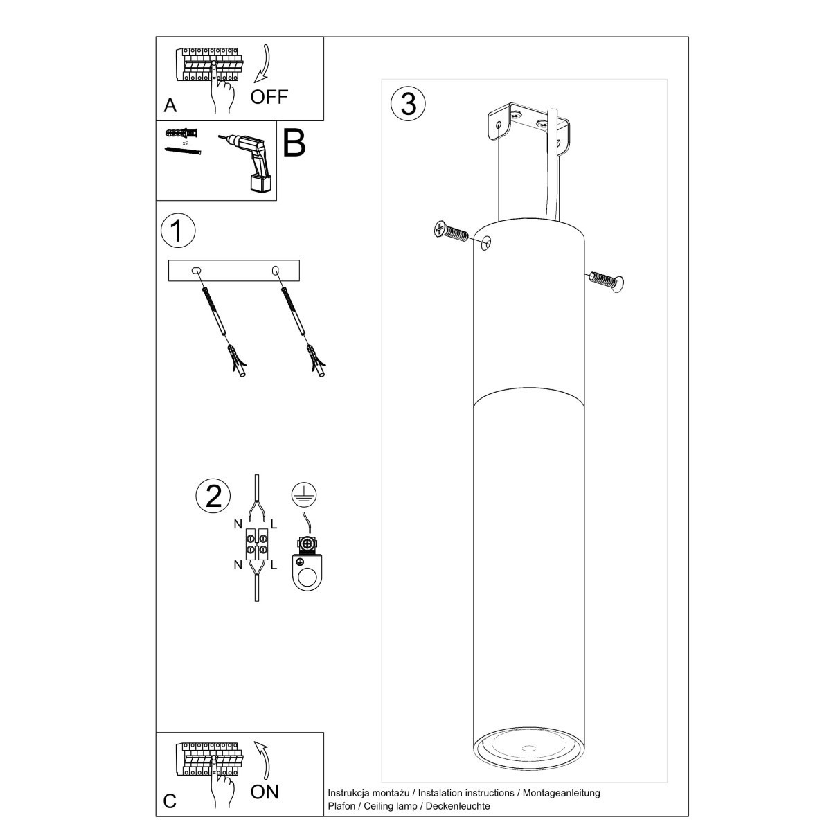 SOLLUX LIGHTING PABLO white