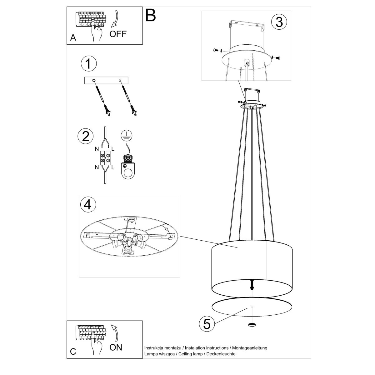 SOLLUX LIGHTING OTTO 50 white
