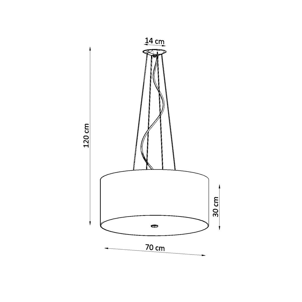 SOLLUX LIGHTING OTTO 70 black
