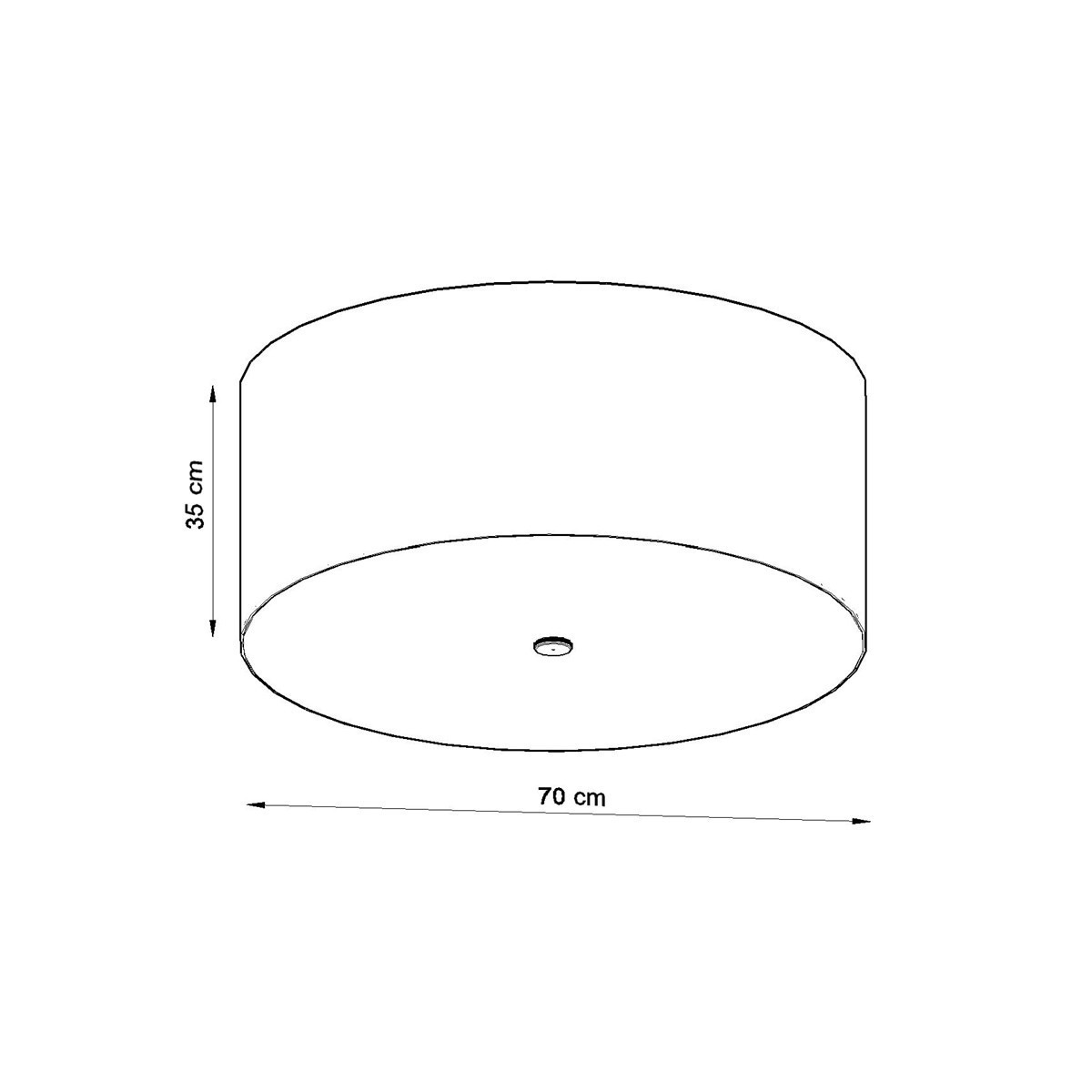 SOLLUX LIGHTING OTTO 70 black