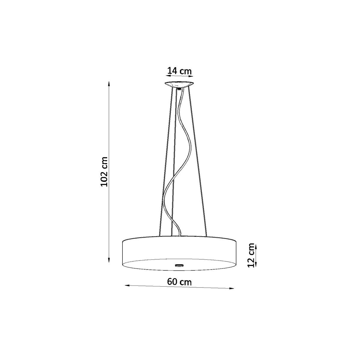SOLLUX LIGHTING SKALA 60 black