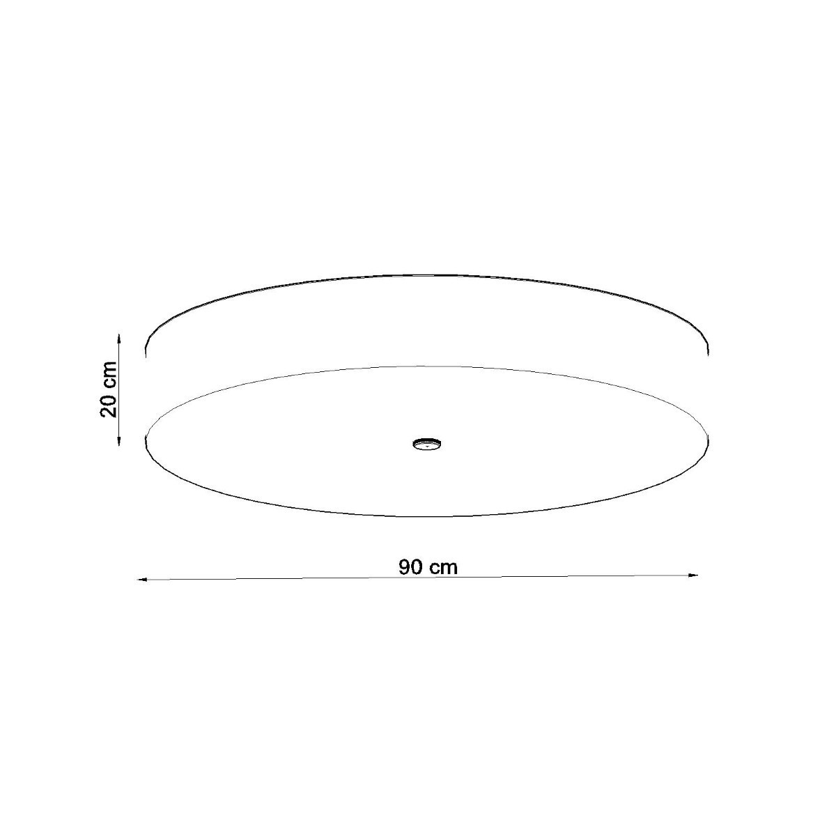 SOLLUX LIGHTING SKALA 90 black