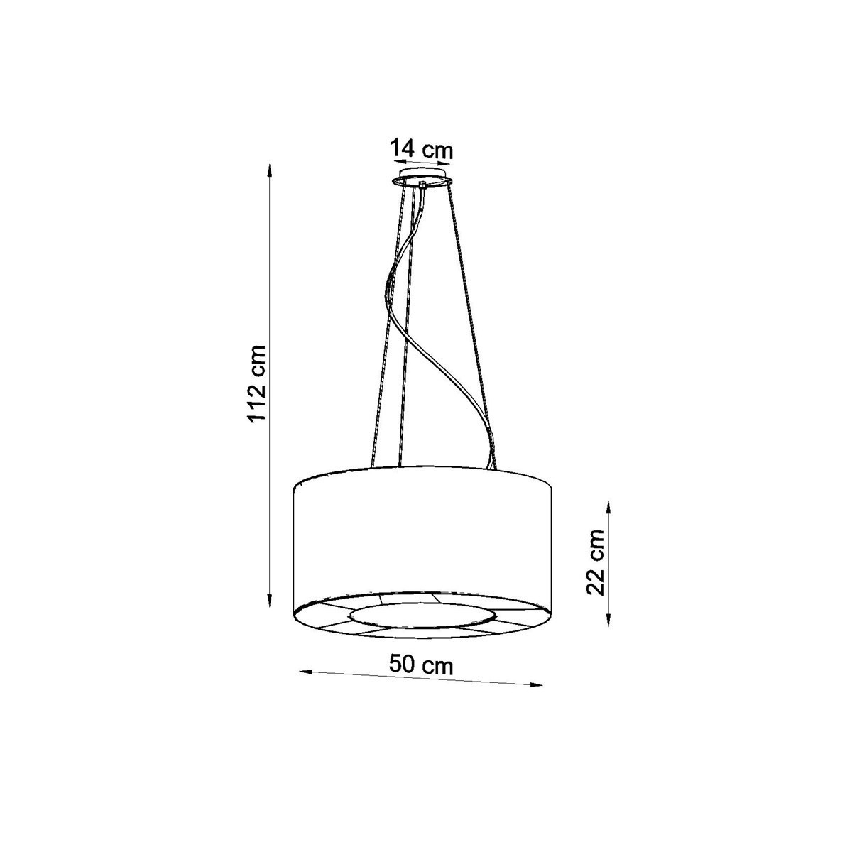 SOLLUX LIGHTING SATURNO 50 black