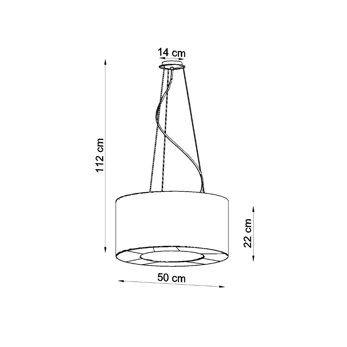 SOLLUX LIGHTING SATURNO 50 black