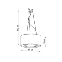 SOLLUX LIGHTING SATURNO 50 black