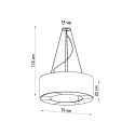 SOLLUX LIGHTING SATURNO 70 black