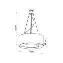 SOLLUX LIGHTING SATURNO 70 black